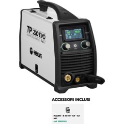 Helvi TP 220 EVO Saldatrice multiprocesso mig mma tig , 200Ah 220V , SOLO CORPO SALDATRICE