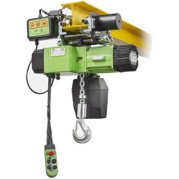 Rwm 1500WR8-CE Paranco elettrico professionale a catena su carrello elettrico, portata 1500Kg