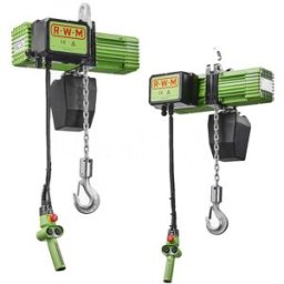 Rwm 250W14F Paranco elettrico professionale a catena, a doppia velocità, portata 250Kg