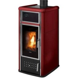 Klover Stufa a legna Belvedere 20 26 kW Idro + kit ACS Bordeaux Lucido