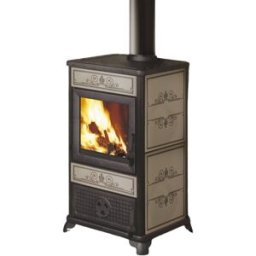 EK63 Stufa a legna FANCY EVO Gruppo Edilkamin 11 kW ad aria Tortora