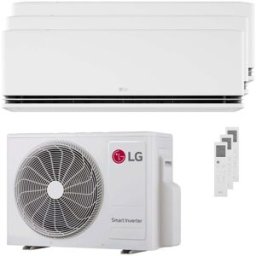 LG Condizionatore DUALCOOL Premium AI trial split 9000+9000+9000 BTU inverter A+++ wifi unità esterna 5.3 kW
