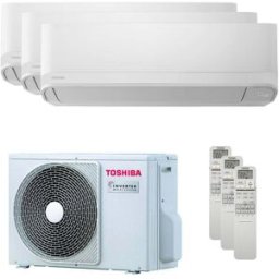 Toshiba Condizionatore Seiya Smart trial split 5000+9000+12000 BTU inverter A+++ wifi unità esterna 5.2 kW