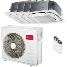 TCL Condizionatore Cassetta 4 vie Serie S quadri split 9000+12000+12000+18000 BTU inverter A++ wifi unità esterna 12.2 kW