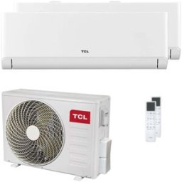 TCL Condizionatore BreezeIN P5 dual split 12000+12000 BTU inverter A++ wifi unità esterna 5.1 kW