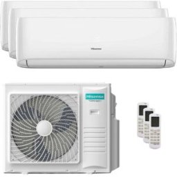 Hisense Condizionatore Hi-Comfort 2025 trial split 9000+18000+24000 BTU inverter A++ wifi unità esterna 10 kW
