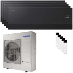 Samsung Condizionatore WindFree Première penta split 7000+7000+7000+9000+12000 BTU inverter A++ wifi unità esterna 10 kW Soapstone Charcoal