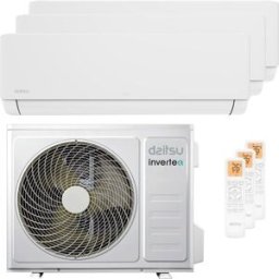 Daitsu Condizionatore Artic Pro trial split 9000+9000+18000 BTU inverter A++ wifi unità esterna 7.9 kW