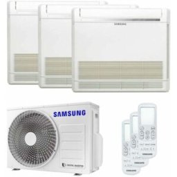 Samsung Condizionatore console trial split 9000+9000+9000 BTU inverter A+++ unità esterna 5,2 kW
