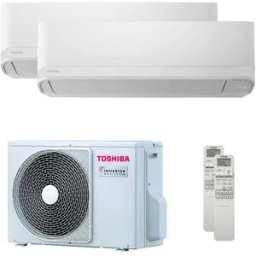 Toshiba Condizionatore Seiya Smart dual split 9000+12000 BTU inverter A++ wifi unità esterna 5.2 kW