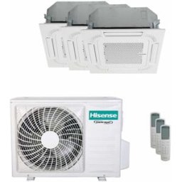 Hisense Condizionatore Cassetta ACT trial split 9000+9000+9000 BTU inverter A++ unità esterna 5.5 kW
