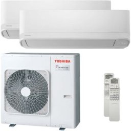 Toshiba Condizionatore Seiya Smart dual split 18000+18000 BTU inverter A++ wifi unità esterna 10 kW