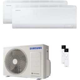 Samsung Condizionatore Cebu S2 dual split 9000+9000 BTU inverter A+++ wifi unità esterna 5 kW