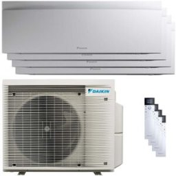 Daikin Condizionatore Emura 3 quadri split 12000+12000+12000+12000 BTU inverter A++ wifi unità esterna 7.4 kW Bianco