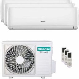 Hisense Condizionatore Hi-Comfort 2025 trial split 7000+7000+7000 BTU inverter A++ wifi unità esterna 5.5 kW