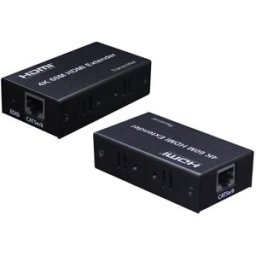 ICECCTV Coppia di Extender HDMI 4K, cat5e/6 fino a 60Mt