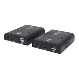 ALPHA ELETTRONICA AlphaNET. Extender over IP HDMI 1080p con trasmissione Over IP LAN fino a 120mt con CAT.6 5v 1A