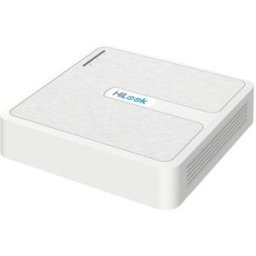 HiLook NVR-104H-D/4P. NVR 4 Canali PoE Mini 1U banda in/out 40/60 Mbps con HDMI/VGA
