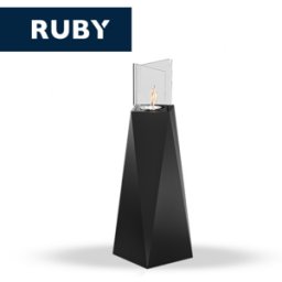 Tecno Air System TECNOAIR SYSTEM Camino a Bioetanolo Ruby da Pavimento Modello NAIROBI Da 1,5 kW Colore Nero