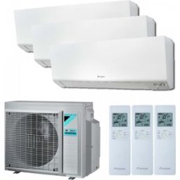 Daikin Condizionatore Climatizzatore trial split inverter FTXM/R Perfera Bluevolution R-32 7+9+9 con 3MXM52M WiFi Incluso