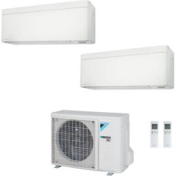 Daikin Condizionatore Climatizzatore Bluevolution Dual Split Inverter Stylish White R-32 Wi-Fi 12000+12000 Con 2MXM50A(9)
