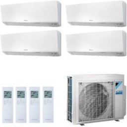 Daikin Condizionatore Climatizzatore Quadri Split Inverter FTXM/R Perfera R-32 Bluevolution 9+9+9+12 Con 4MXM68M WiFi Incluso