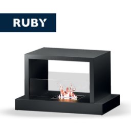 Tecno Air System TECNOAIR SYSTEM Camino a Bioetanolo Ruby da Pavimento Modello ROMA Da 2,5 kW Colore Nero