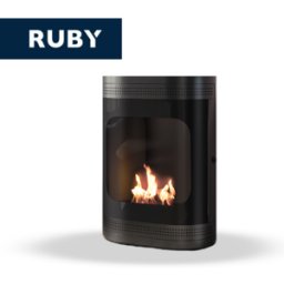 Tecno Air System TECNOAIR SYSTEM Camino a Bioetanolo Ruby da Pavimento Modello KYOTO Da 3,0 kW Colore Nero