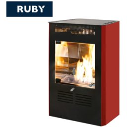 Tecno Air System TECNOAIR SYSTEM Stufa a Bioetanolo Modello Ruby da 3 kW Colore Bordeaux