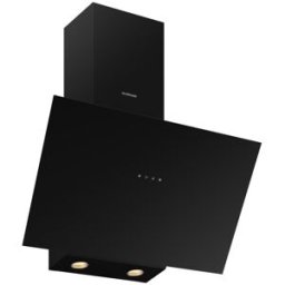 Silverline Cappa a parete 3481 vetro dritto nero L 60 cm