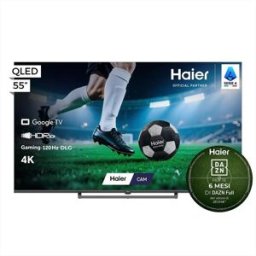 HAIER Smart Tv Qled 4k 55" H55s80gux-nero