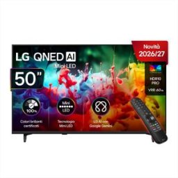LG Smart Tv Qned Ai Miniled 4k 50" 50qned70b6c-charcoal Black