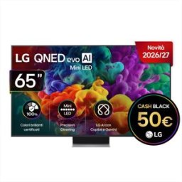 LG Smart Tv Qned Evo Ai Miniled 4k 65" 65qned86b6b-charcoal Black