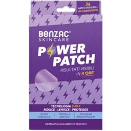 Benzac Power Patch - Cerotti antiacne per la riduzione delle imperfezioni, 36 cerotti