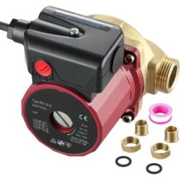 succebuy Pompa di circolazione dell'acqua calda da 0,6 pollici 220 V 5,3 GPM 90 W Pompa dell'acqua 0,8 A per lavatrice automatica per doccia per uso domestico