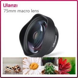 Ulanzi 75MM 10X Super Macro Obiettivo della fotocamera del telefono Obiettivo del telefono con filettatura 17MM con clip per iPhone 15 14 Sumsang