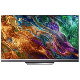 HAIER H75M95EUX TV MINI LED, SMART TV, 75 ", QD-Mini Silver, Classe F, Abbonamento DAZN Full 12 mesi incluso