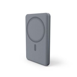 Power bank magnetico wireless Energy Systems da 5000 mAh - Ricarica wireless da 15 W, ricarica cablata da 20 W - Ricarica intelligente e veloce - Ricarica simultanea - Sensore NTC - USB-C - Grigio