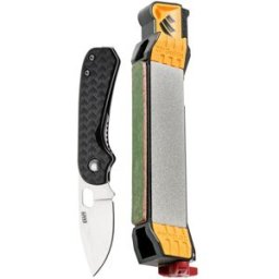 Worksharp Work Sharp Guided Field Sharpener x KNAFS Lander 5, coltello da tasca + affilacoltelli