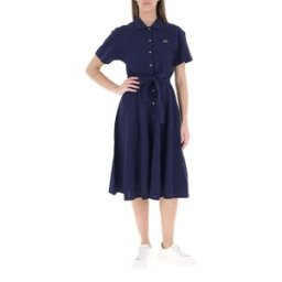 Lacoste Abito in cotone BLU NAVY 38