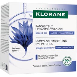 Klorane Bleuet Patch Occhi Lev Hydro-Gel 7 Pezzi Da 2 Patch