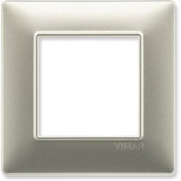 Vimar Placca 2 moduli Plana bianco