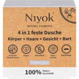 80g Niyok Doccia fissa 4 in 1 - Grigio atletico