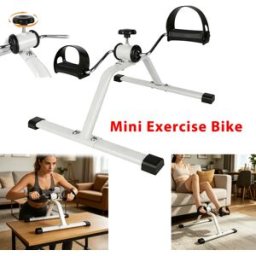 NONE Mini Cyclette, Resistenza Regolabile, Pedaliera per Braccia e Gambe, Allenatore Portatile per Riabilitazione, Cyclette Compatta da Scrivania per Allenamento a Casa
