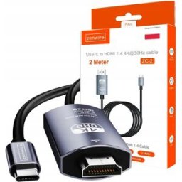 NONE Cavo adattatore USB Zenwire da 200 cm 3.1 tipo C a HDMI 4K MHL per trasferimento dati ad alta velocità e trasmissione video con PC, cavi e adattatori