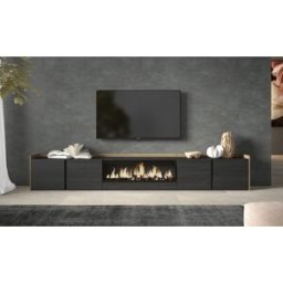 groupon Mobile Tv Con Contenitori: Sin Chimenea Con Patas Led/Beige