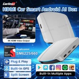 Carlinkit UHD uscita Video HDMI Android 13 CarPlay AI Box SM6225 8-Core Android Auto Wireless CarPlay schermo diviso Smart TV Box