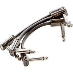 MXR 3 In Ribbon Patch Cable 3 Pk Black