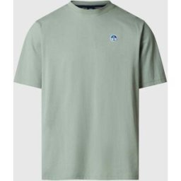 North Sails T-shirt con patch logata Iceberg green XXL