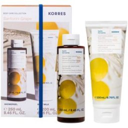 KORRES Santorini Grape Collezione Body Care (gel doccia 250 ml + latte corpo 200 ml)